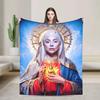 Lady Gaga Stupid Love Album Inspired Soft Plush Throw Blanket Warm Flannel Bedspread Sofa Cover Home Decor