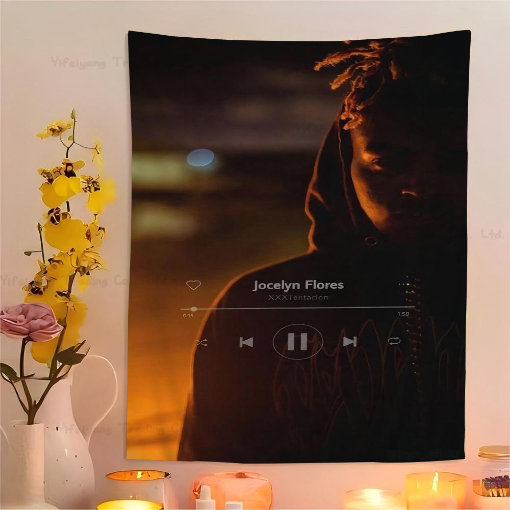 

Hip Hop ZXXXTentacion Anime Tapestry Cheap Hippie Wall Hanging Bohemian Wall Tapestries Mandala Home Decor 74x94cm(29x37in)