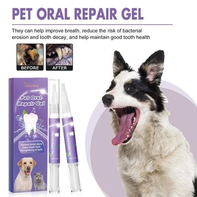 Pet Oral Care Gel Eliminuje špatný dech Bělení zubů Jemná účinná péče o zuby