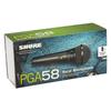 Dynamický vokální mikrofon SHURE s XLR kabelem PGA58-XLR []