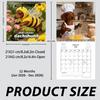 Dachshund Dog Wall Calendar 2026 Weekly and Monthly Planner for Appointment Home Office Kitchen Fridge Classroom Decoration