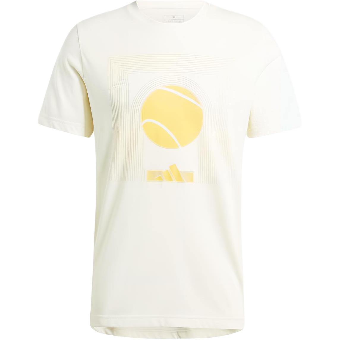 Мужская футболка Adidas Цвет: Слоновая кость Белый Артикул: IS2414 M