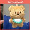 Charmantes Butter Teddybär Plüsch Schlüsselanhänger Ideal Für Freundin Oder Bff 10cm Höhe