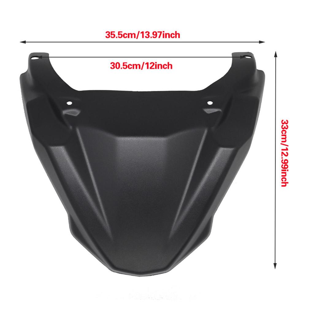 Front Fender Beak Extension Motorbike Styling Nose Decoration Wheel Cover Cowl for Tracer 900 GT MT-09 Tracer Black