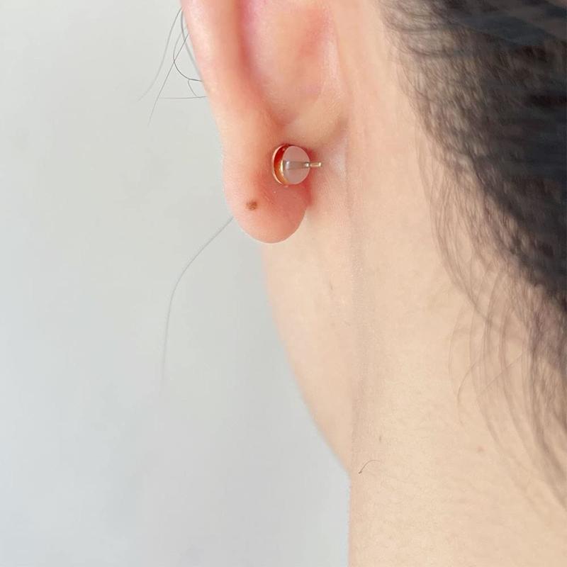 12 Pieces Soft Silicone Earring Backs for Studs Silver Gold Earring Replacements Hypoallergenic Safety Earring Back