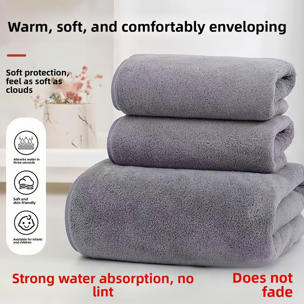 Men's and Women's Quick-Drying, Lint-Free Towels