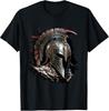Spartan Helmet Warrior Gladiator Gym Fitness Workout T-Shirt