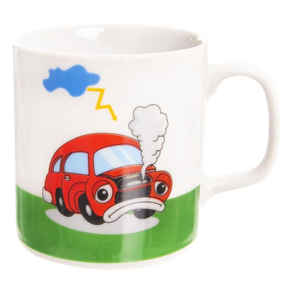 Children's porcelain breakfast set AUTO 3 pcs.