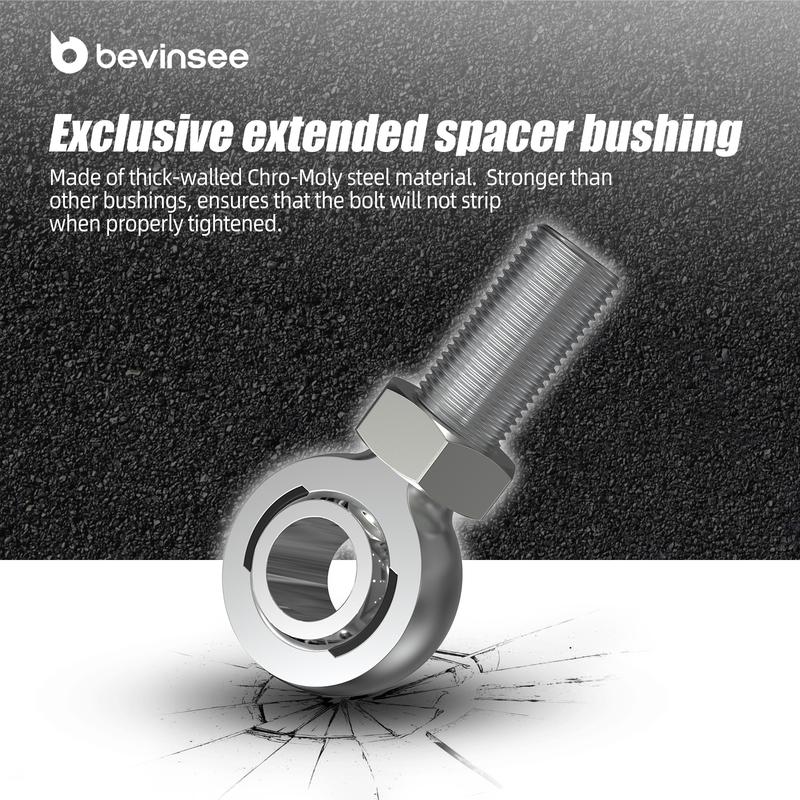 BEVEE Adjustable Maximum Bump Steer Kit For Power Rack/Manual Rack, for Ford Mustang 1979-1993