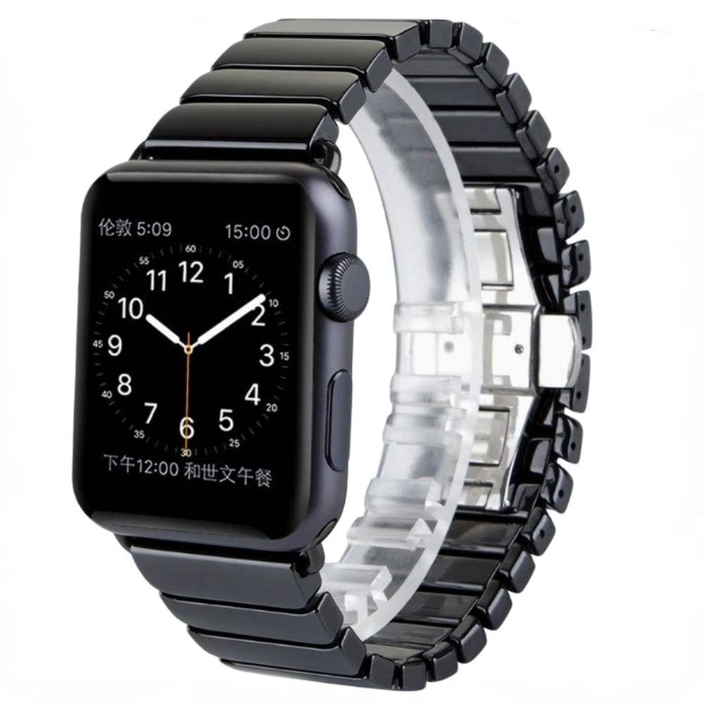 Ceramic Strap for Apple Watch Band 46mm 42mm 45mm 44mm 42mm Ultra 2 49mm 40mm 41mm Watchband iWatch Series 10 9 8 7 6 5 SE Strap