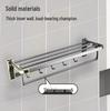 304 Stainless Steel Movable Towel Rack for Bathroom Storage