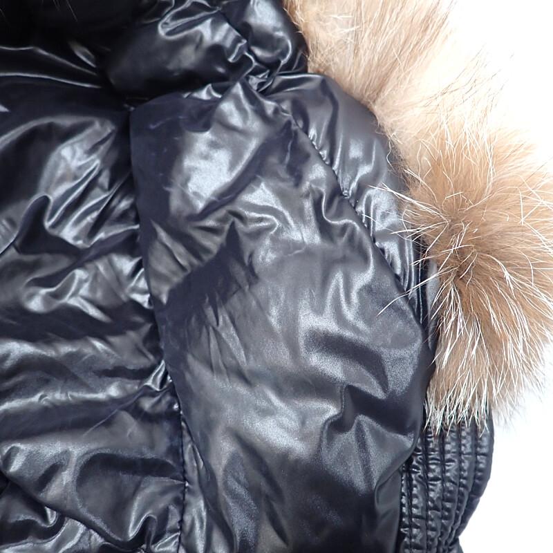 Moncler H20931C00069_C0065 Down Jacket Black Nylon Women