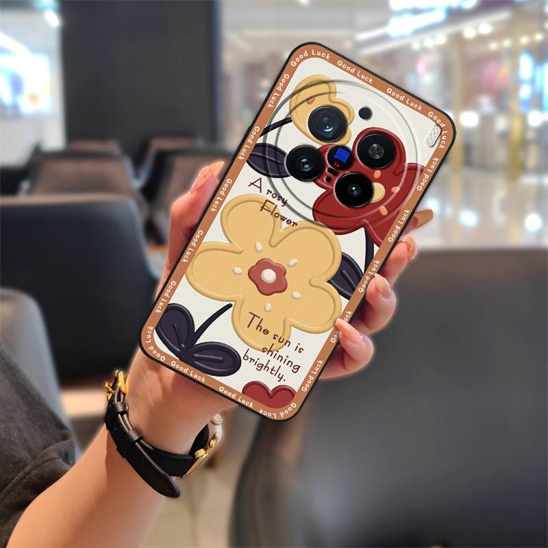 Back Cover Waterproof Phone Case For VIVO X200 Pro Full Wrap Protective Cute Fashion Design Cover Anti-dust Durable TPU