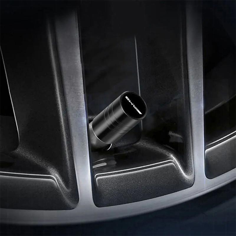 5Pc Car Tire Wheel Valve Caps Cover Leather Car Key Chain Ring Keychain For Mercedes Benz AMG W203 W206 W220 W205 W211 W212 W201