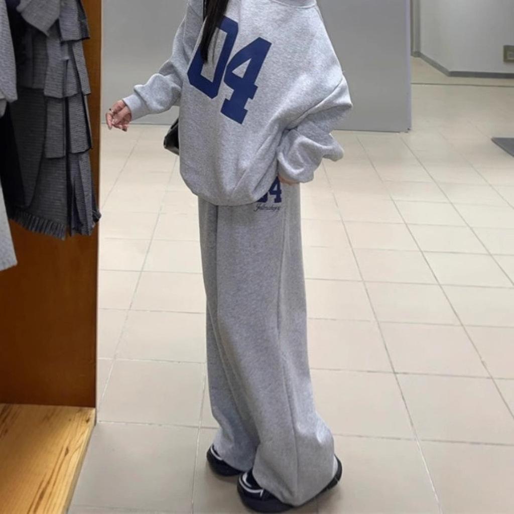 VIONA American Fashion Retro Sports Pants for Women in Spring and Summer High Waisted and Drooping Casual Pants Loose Pants