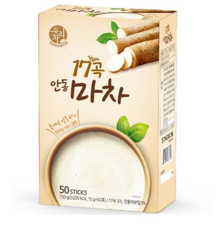 

Wooricha 17-Grain Andong Maccha Powder Drink 50 Sticks 1 box