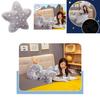 Moon And Stars Plush Pillow For Home Decor And Gift Giving Glowing Night Light Cushion
