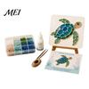 Nautical Beach Theme Craft DIY Sea Glass Art Mosaic Kit, Ocean Animal Themed Set for Adults Environmental Friendly Materials Beginner, Handmade