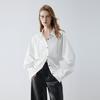 ELLE French Color Block Casual Loose Versatile Long Sleeve Shirt Women shirts EC52005