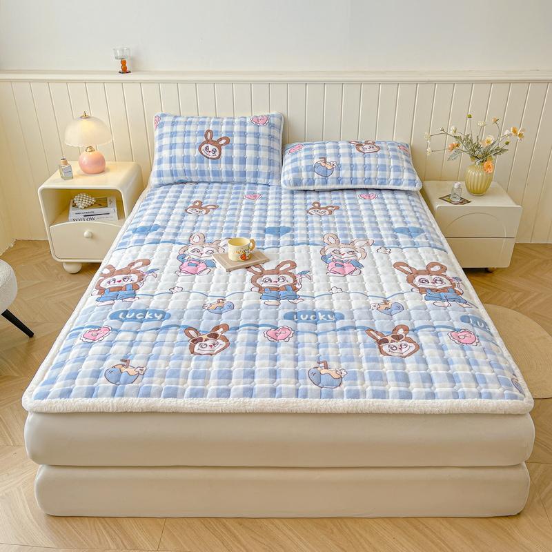 Mei Yun Ge Milk Velvet Thickened Cotton Mattress Bed Pads
