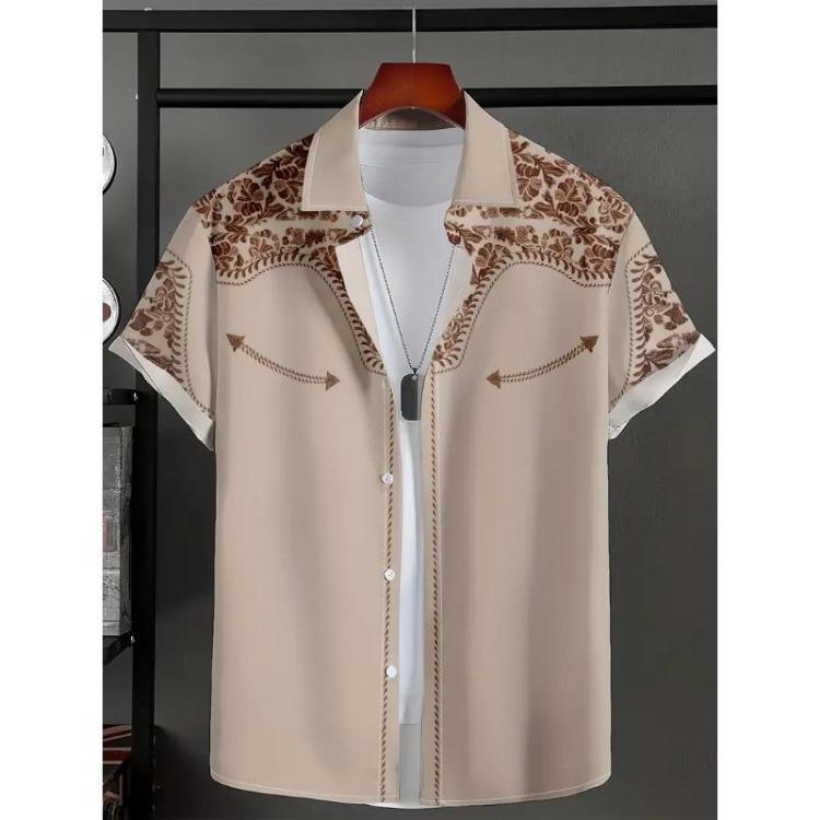 Sommer Lässiges Oversized Hawaiianhemd Knackig Einfach Revers Knopfleiste Oberteil Tägliche Coole Kleidung für Männer und Frauen