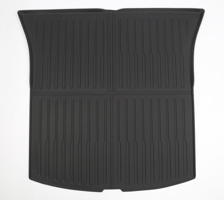 Refreshed Tesla Model Y Front & Rear TPE Trunk Mats - Upgraded Interior Accessories