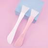 Silicone Facial Mask Brush Soft  Mud Film Brush DIY Film Adjusting Beauty Tool  Wholesale Head with Scraper Integrated Dual-use