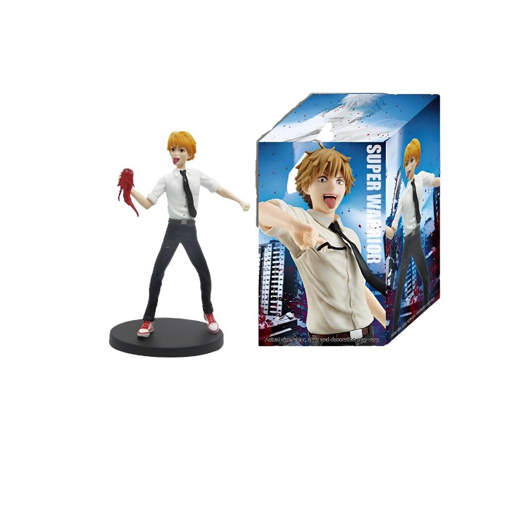Wspaniała Figurka Zabawka Denji Chainsaw Man 18cm