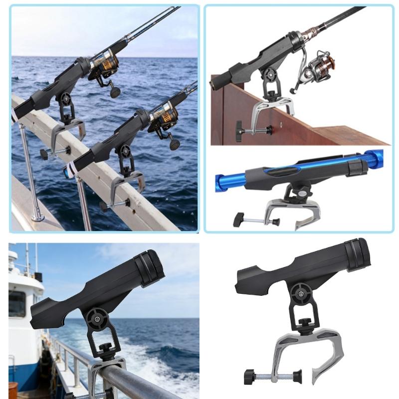 Adjustable Boats Fishing Rod Holder Boats Rotatable Folding Fishing Rod Rack for Secure Angling Experience