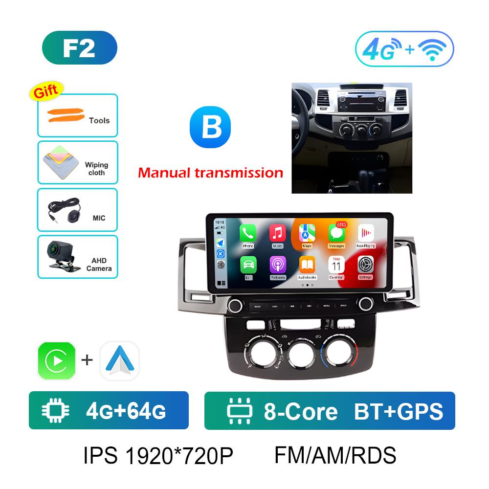 For Toyota Hilux 2005 2006 2007 2008 - 2014 Car Video Radio Multimedia Player Android Smart System Navigation GPS Bluetooth WIFI