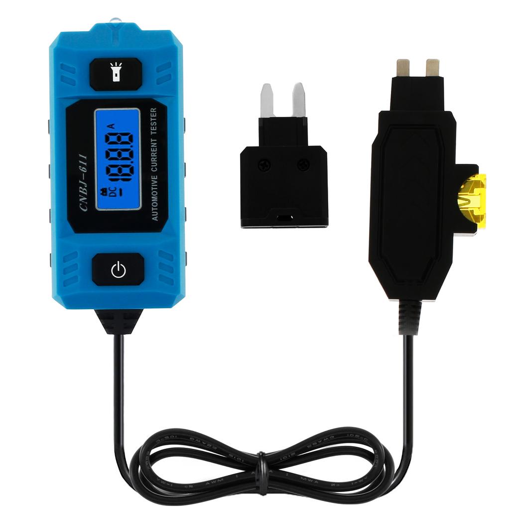 Car Circuit Tester Max 48V Accurate Car Fuse Current Testing Tool Real Time Reading Auto Current Tester Fault Analyzer Tester