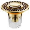 Easy Installation Push-type Bounce Cores Multi-functional Strainer Drain Plugs  Bathroom Setup