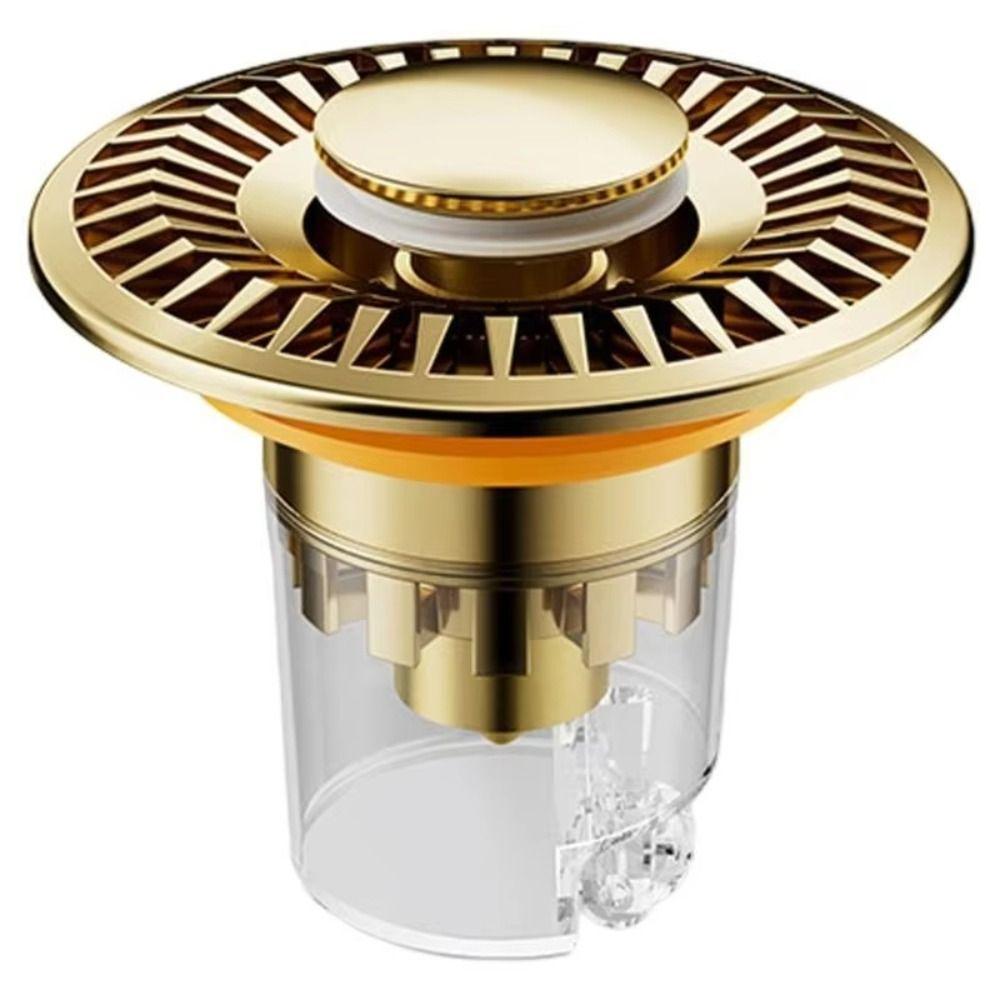 Easy Installation Push-type Bounce Cores Multi-functional Strainer Drain Plugs  Bathroom Setup
