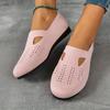 Women Mesh Light Breathable Slip On Casual Shoes New Woman Solid Color Versatile Low Help Flat Sneakers Female Zapatos De Mujer