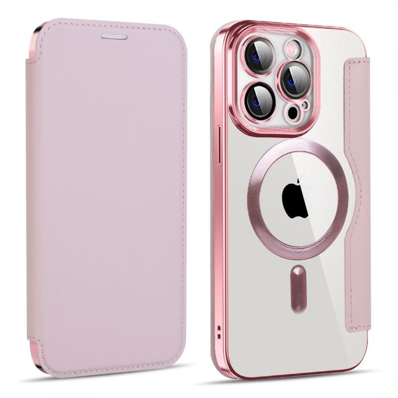 Magnetic Flip Phone Case With Card Slots IPhone 17 Pro Max Full Coverage TPU Leather Hybrid Cover