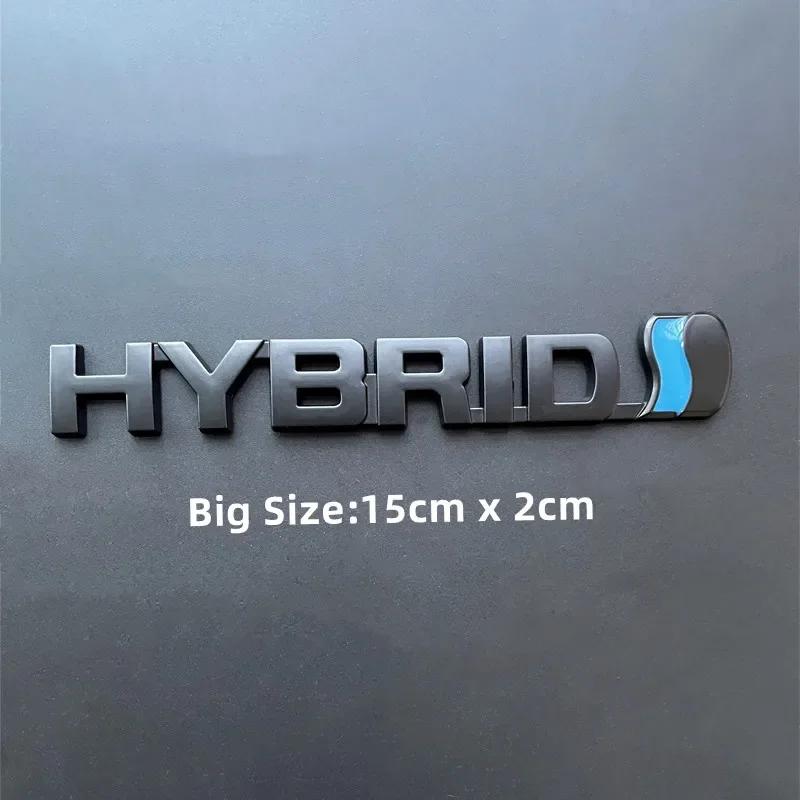 Autocolante Embleme Insigne Metalice 3D HIBRID Aripă Laterală Portbagaj Spate Pentru Toyota Prius Camry Crown Auris Rav4s TRD
