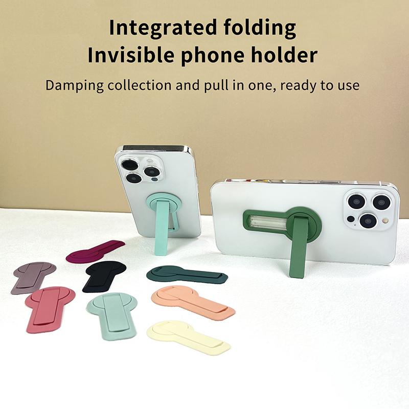Portable Self Adhesive Phone Holder Cellphone Kickstand Foldable Desktop Phone Mount Stands Bracket For Iphone For Android