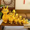 Year of The Dragon Mascot Plush Toy Tang Suit Simulated Dragon Doll Zodiac Chinese Dragon Doll