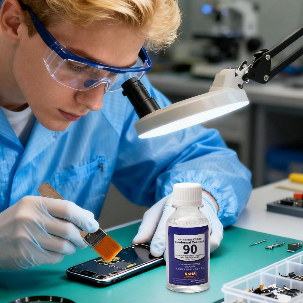 100ml Waterproof Insulation Sealant Clear Conformal Coating Moisture Proof Electronic Repair PCB Circuit Board Protective Paint