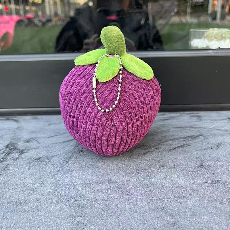 Creative Fun Fruit Plush Doll Home Bedroom Companion Ornaments Cute Doll Pendant Keychain Backpack Decoration Birthday Gift