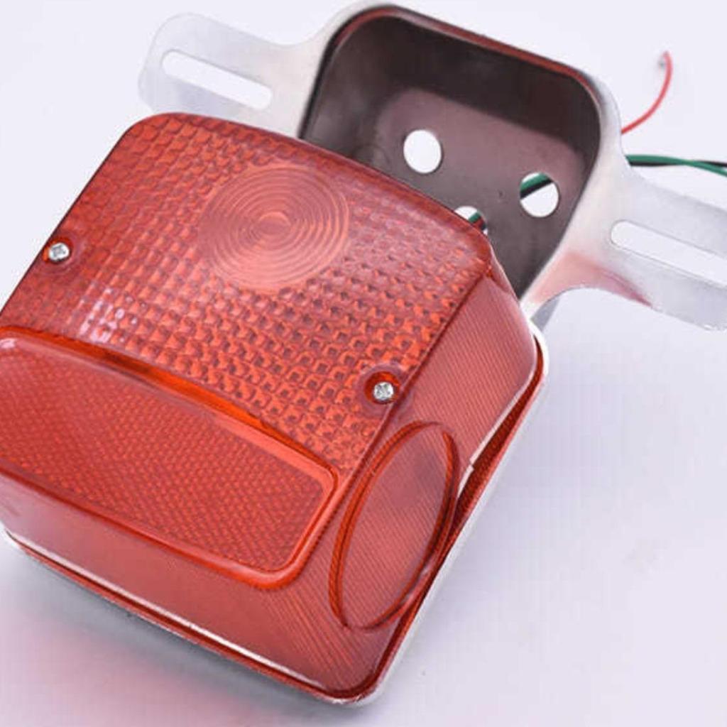 Haojue GN125 Motorcycle Taillight Assembly and Rear Carrier