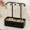 Portable Jewelry Display Holder Double Layer Jewelry Storage Rack Jewelry Organizer  Home Display