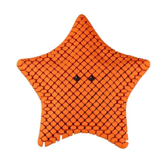 3D Printed Articulating Starfish Toy Anxiety Stress Relief Flexible Starfish Fidget Toy Home Office Desktop Decoration Ornament