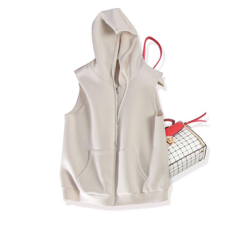 

Famous Brand Hooded I-Shaped Casual Spring and Autumn Winter Strong Push Sweater Beige 2XL