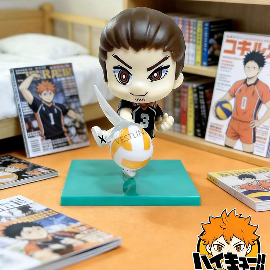 Volleyball Junior Q Version Hand-made  Collection Model Series PVC Doll Decoration Classic Anime Character Model Toys