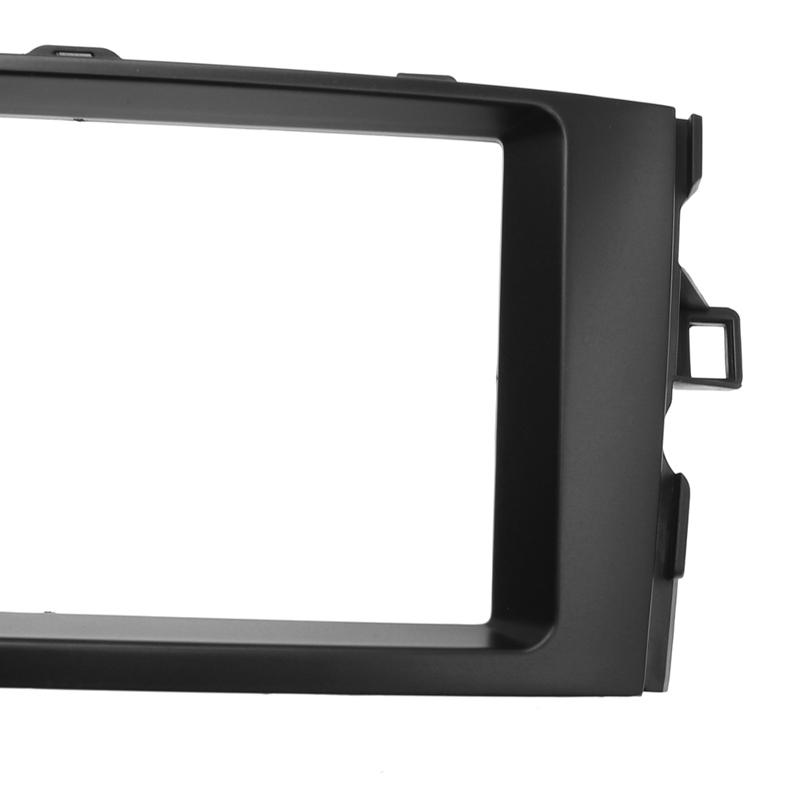 Double Din Fascia Stereo Plate Car Radio Surround Panel For TOYOTA Auris 2006-2012 DVD Player Refitting Frame Dash Bezel Fascias