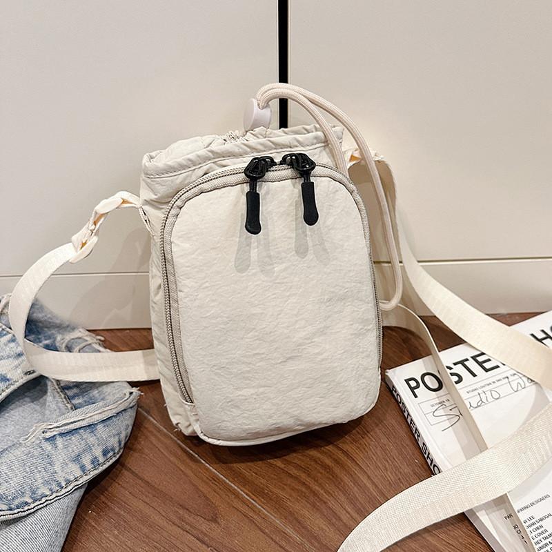 IELGY Korean Version Casual All-Match Small Square Bag Spring Fashion Canvas Small Square Bag