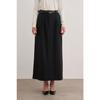 1161111 Belted Flonel Wool Skirt