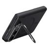 Crazy Series Integrated HD Film Skin Feel Central Axis Magnetic Case With Lens Stand For iPhone Duo
