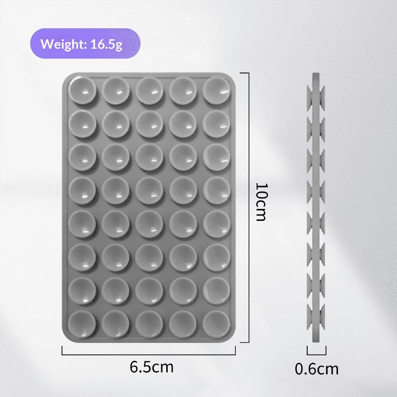 1/3Pcs Mobile Phone Silicone Sucker Pad Double Sided 40 Suction Cup Phone Holder Detachable Anti-slip Fixture